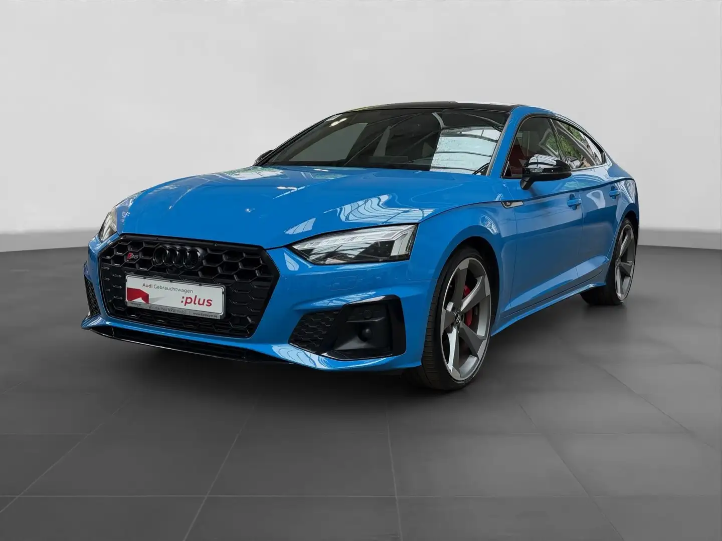 Audi S5 3.0 TDI Q LM20 NAVI+ BuO PRIVACY S- Blauw - 2