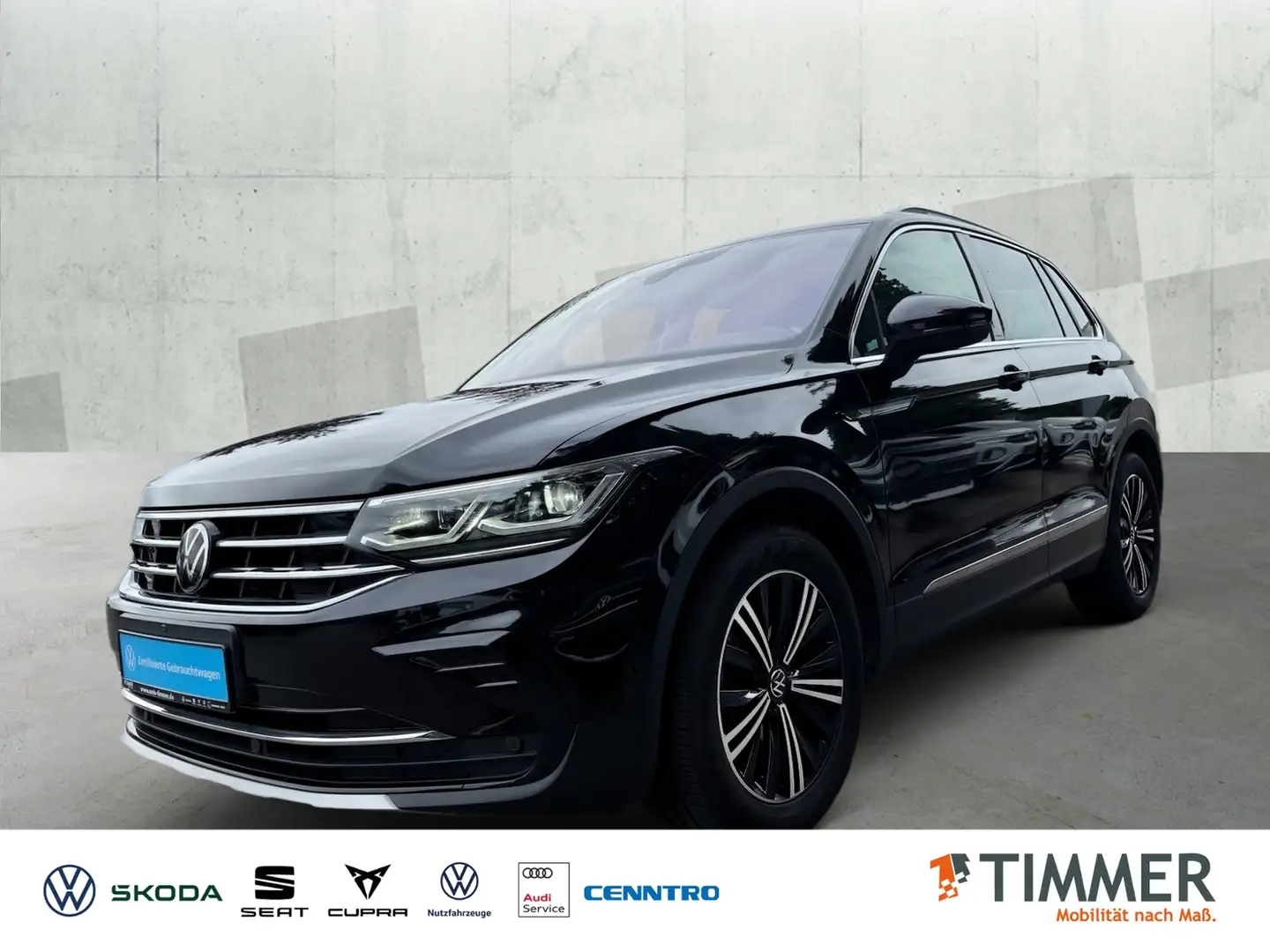 Volkswagen Tiguan 2.0 TDI DSG ELEGANCE *360° *AHK *IQ.LIGHT *ACC *T Schwarz - 2