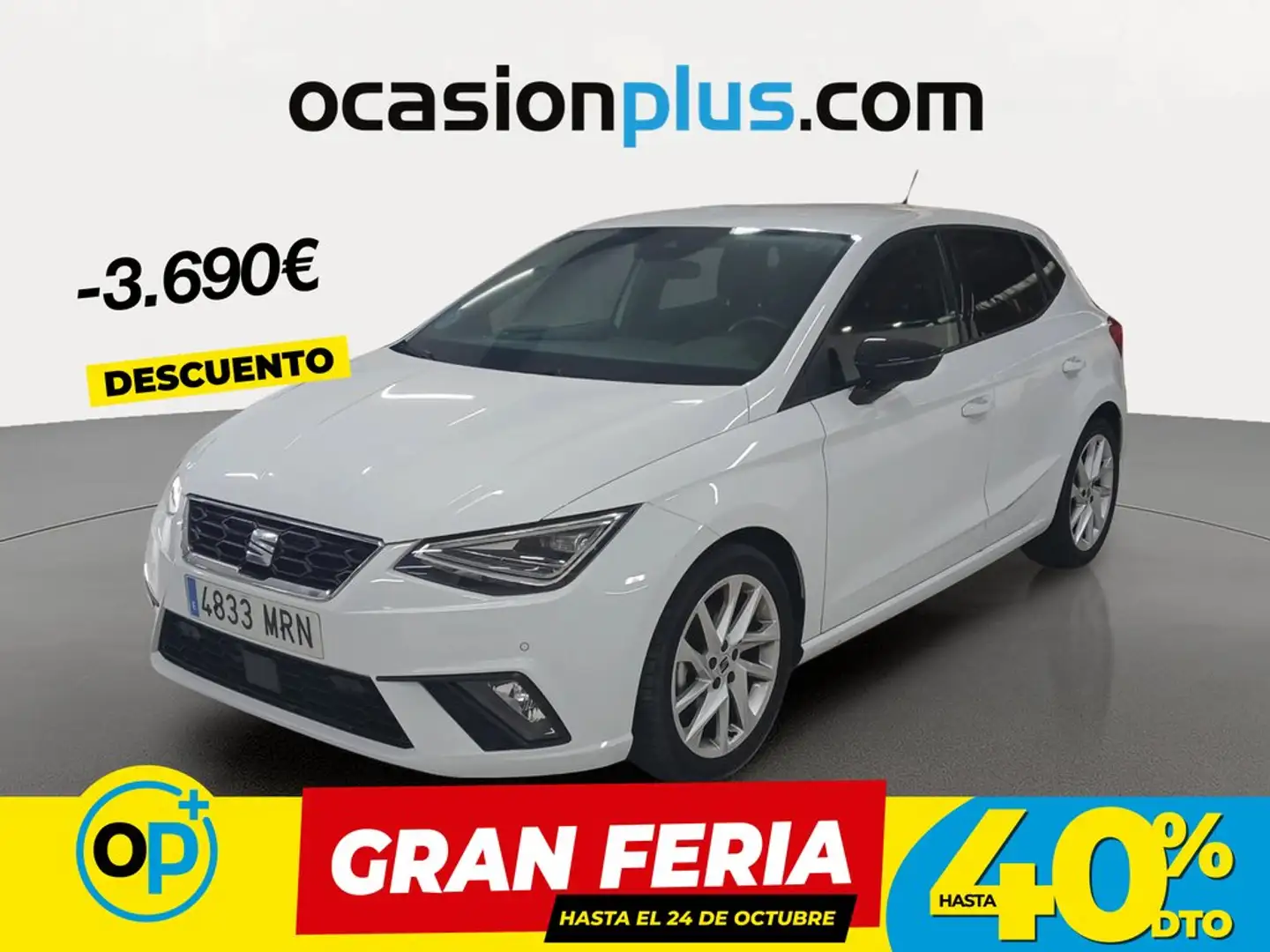 SEAT Ibiza 1.5 TSI S&S FR XS DSG7 150 Blanco - 1