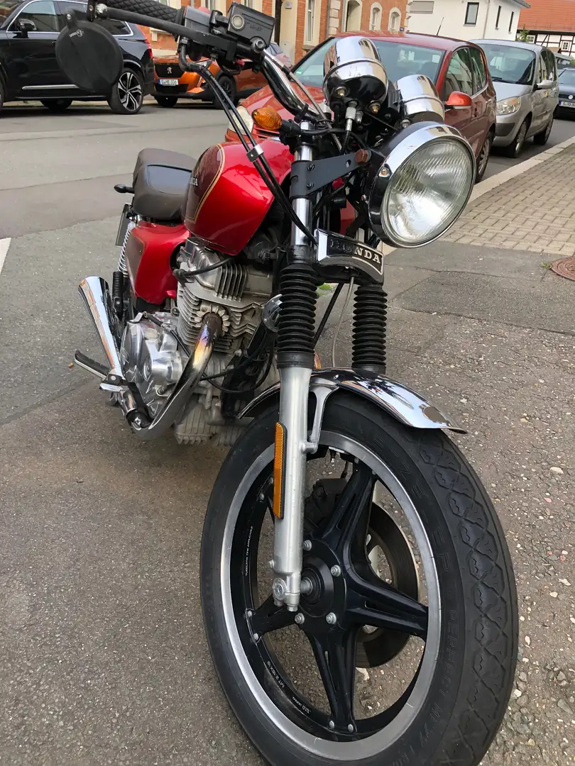 Honda CM 400 T Rouge - 1