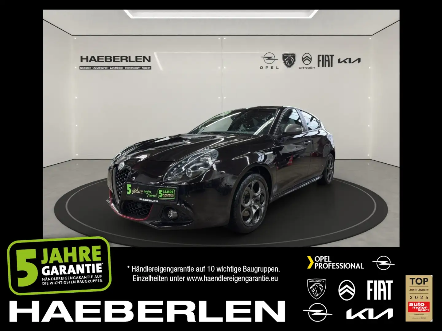 Alfa Romeo Giulietta 1.4 Super 2xKlima Sporpaket PDC BiXenon Schwarz - 1