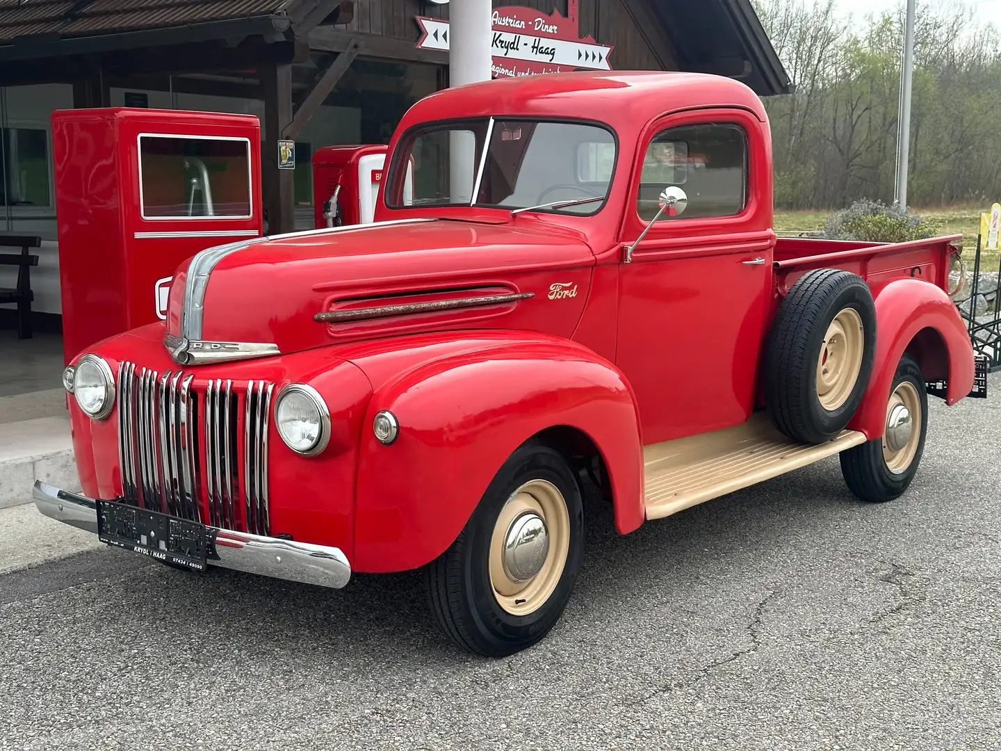 Ford F 1 Pick UP V8 Rosso - 1