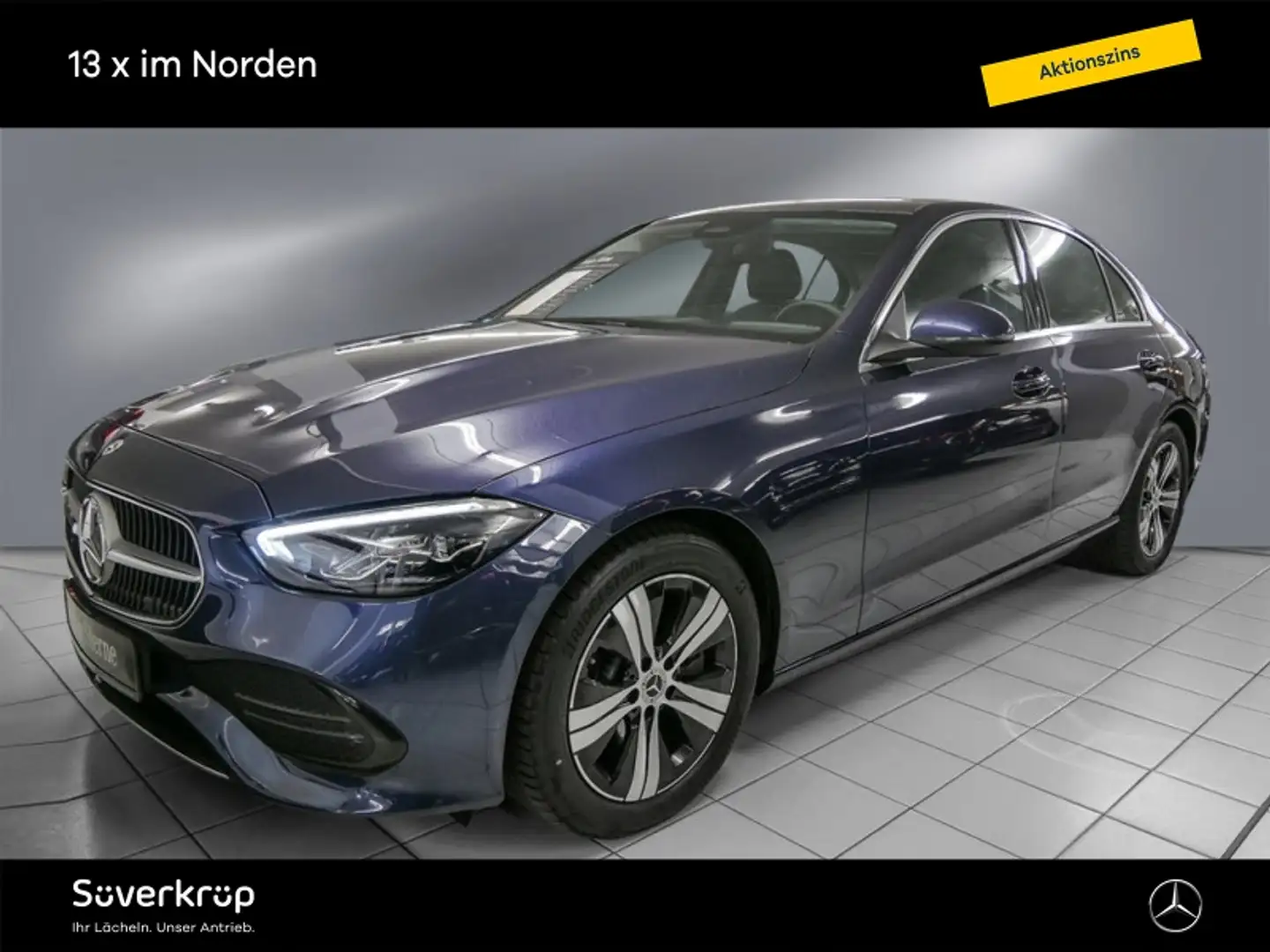 Mercedes-Benz C 220 d // AVANTGARDE SPUR AHK SHZ Bleu - 2