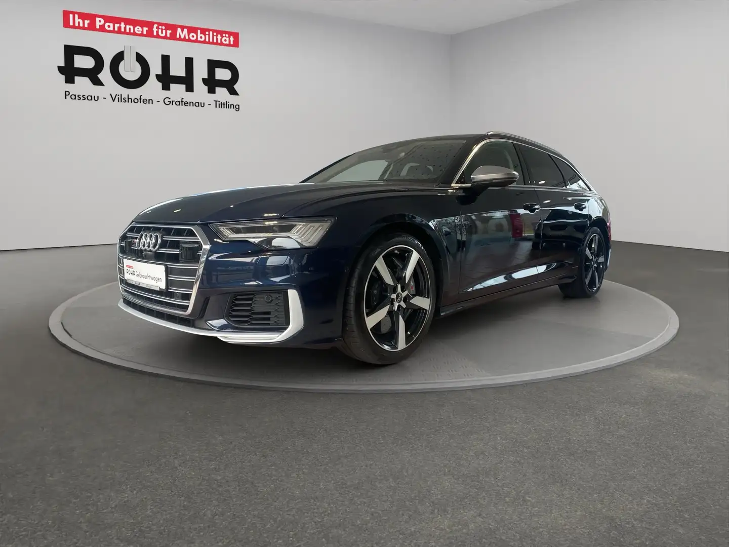 Audi S6 Avant (AHK.HD-MATRIX LED.PANO.SHZ v+h.PDC plus.SH. Blau - 1