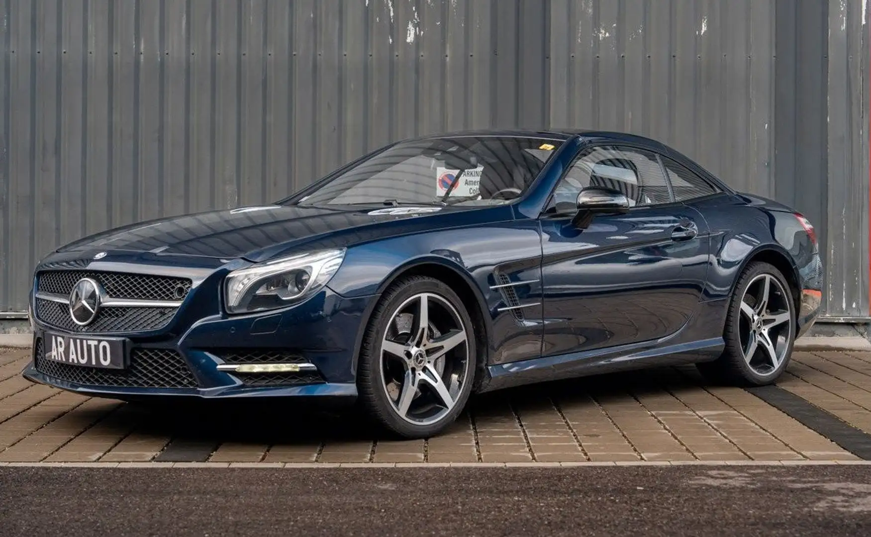 Mercedes-Benz SL 400 Classe 400 Roadster V6 3.0 Biturbo 333 CH Origine france entretien complet mercedes carbone beaucoup d'options Blau - 2
