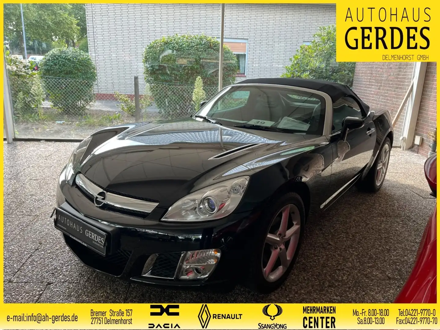 Opel GT 2.0 Turbo Basis " ROADSTER " Zwart - 1