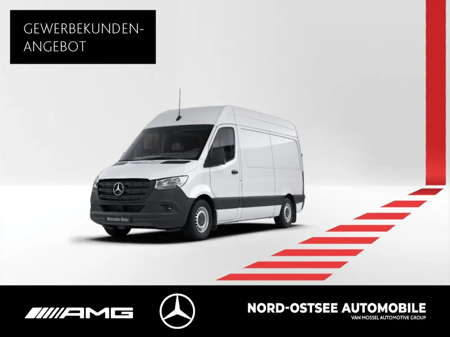 Mercedes-Benz Sprinter 317 L2H2 AHK 2,8 T STDHZG KAMERA KLIMA Weiß - 1