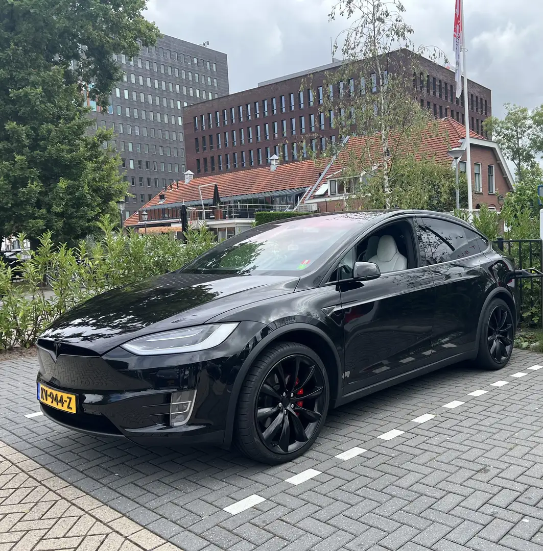 Tesla Model X 90D 6p. - Free Supercharging for Life - 22” inch Zwart - 1