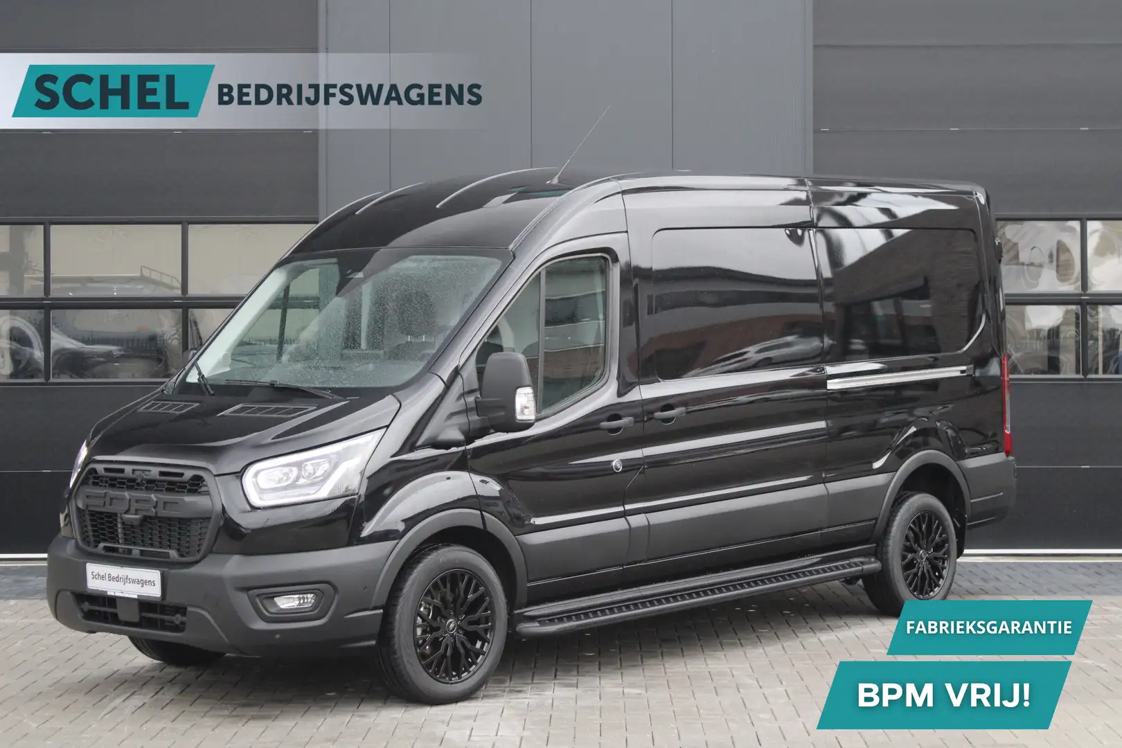 Ford Transit 350 2.0 TDCI L3H2 Limited 165pk - 2x Schuif - Xeno Zwart - 1