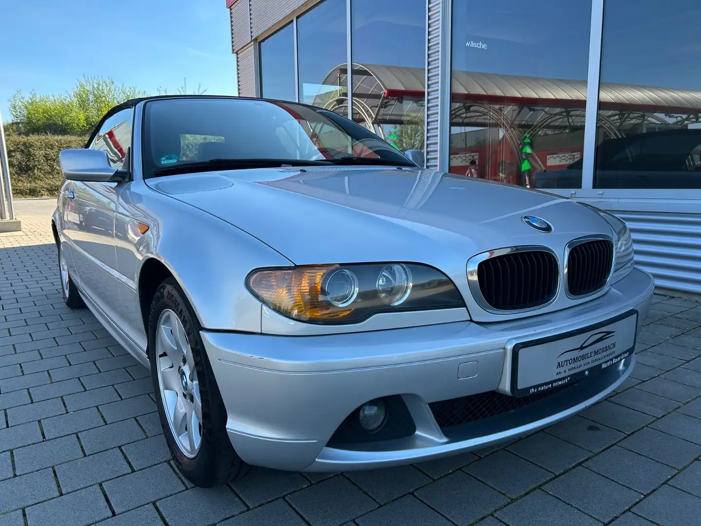 BMW 318 Ci Cabrio*LEDER*NAVI*KLIMA*EURO4*ALU*2HAND* Argent - 2