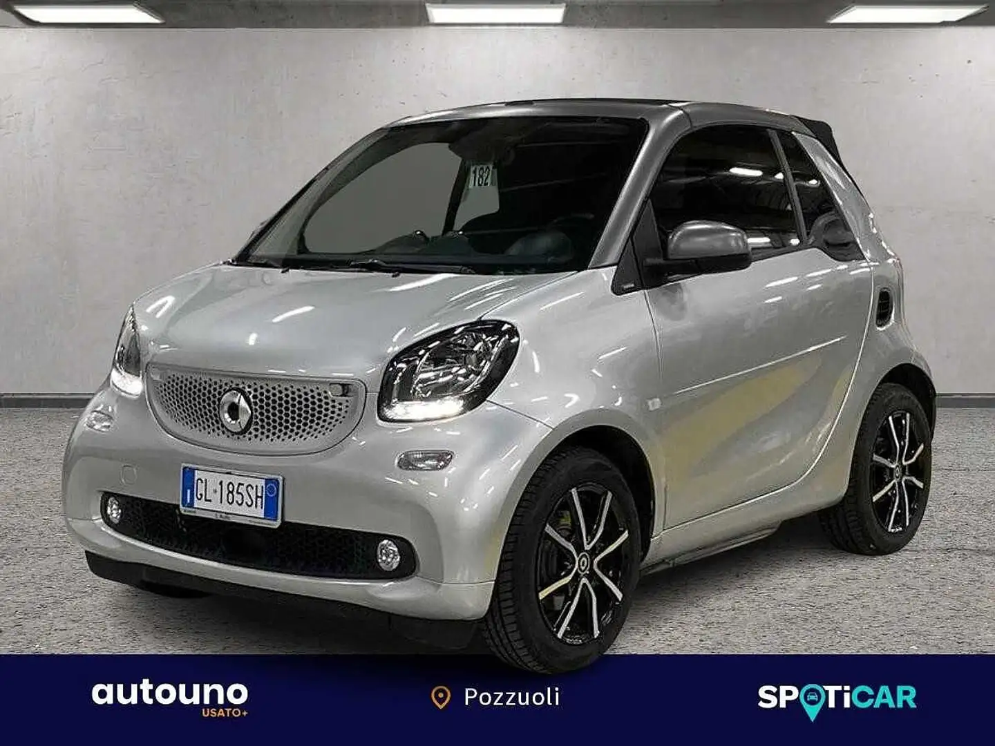 smart forTwo III Fortwo Cabrio 1.0 Prime 71cv twinamic Argento - 1