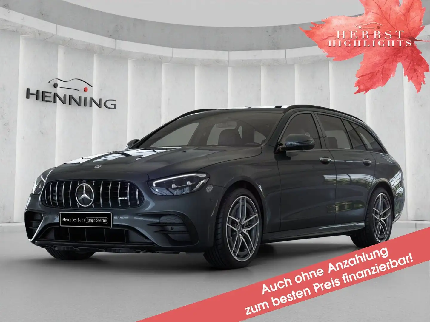 Mercedes-Benz E 53 AMG E 53 T 4M+ AMG HeadUp Pano Standh Dist Burmester Grau - 1