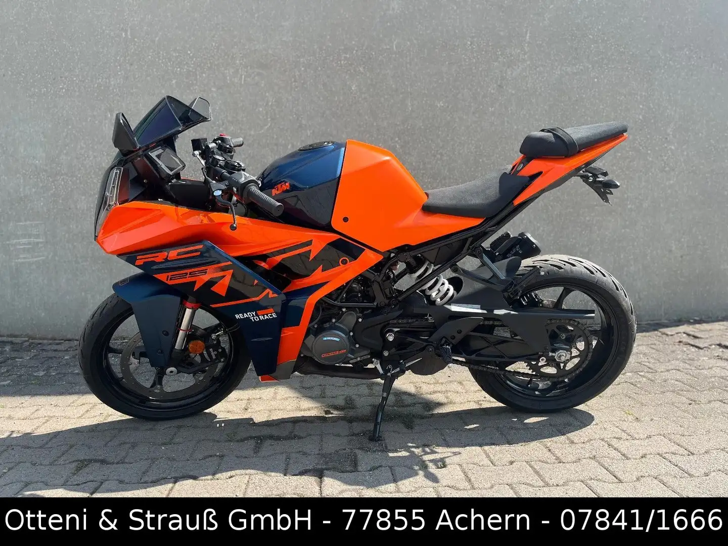 KTM RC 125 kurzer Kennzeichenhalter*sofort verfügbar* Blau - 2