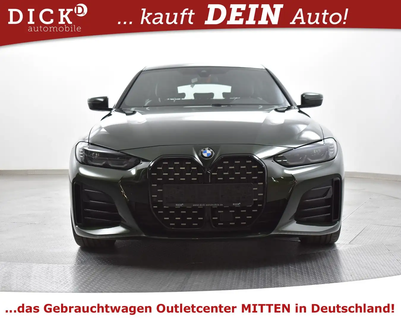 BMW 420 Sport Aut M PAKET PRO+PANO+KAM+19 Grün - 2