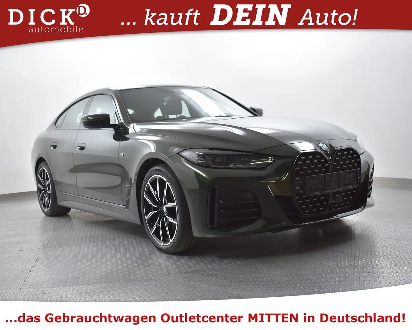 BMW 420 Sport Aut M PAKET PRO+PANO+KAM+19 Grün - 1