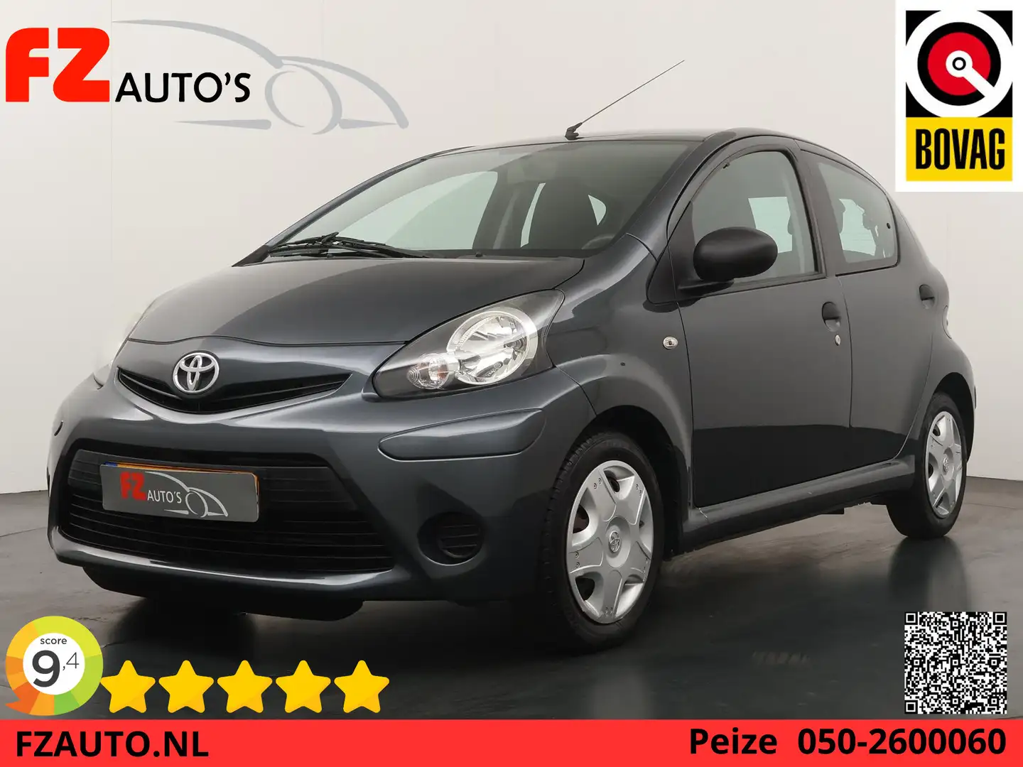 Toyota Aygo 1.0 VVT-i Now - Airconditioning - Elektrische rame Gris - 1