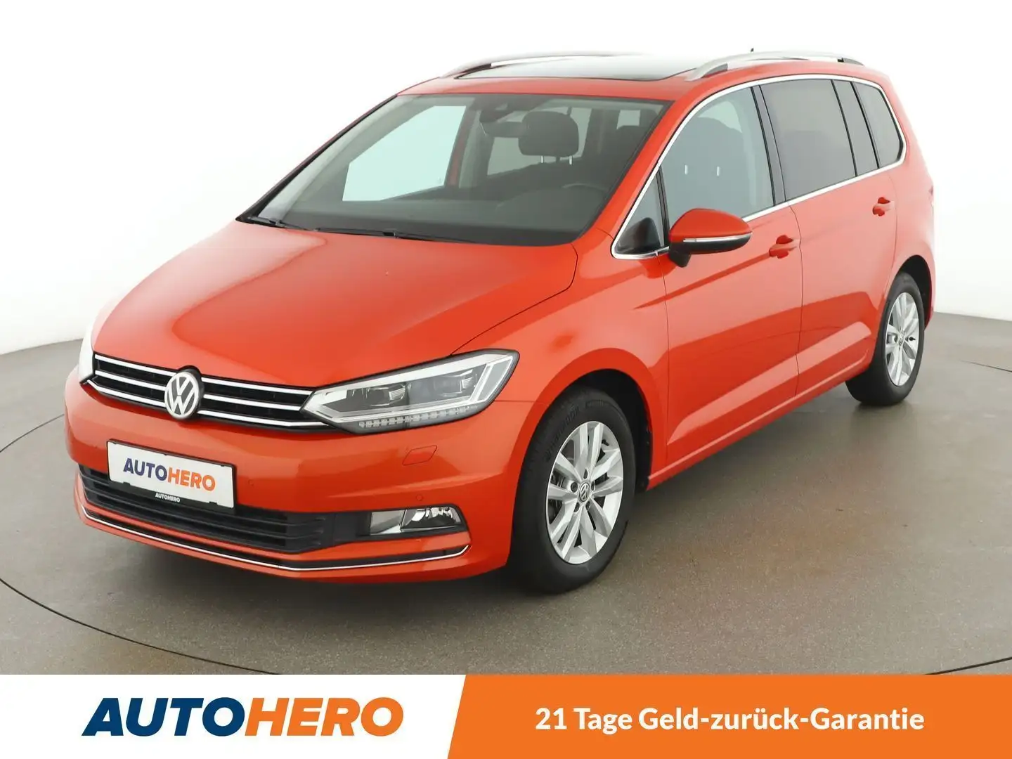 Volkswagen Touran 2.0 TDI Highline BMT Aut. *LED*ACC*CAM*TOT*PANO* Oranje - 1