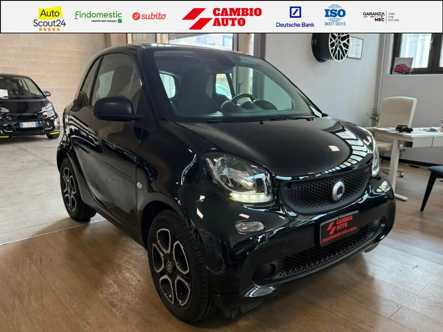 smart forTwo PREZZO REALE!1.0 Passion 71cv twinamic Zwart - 1