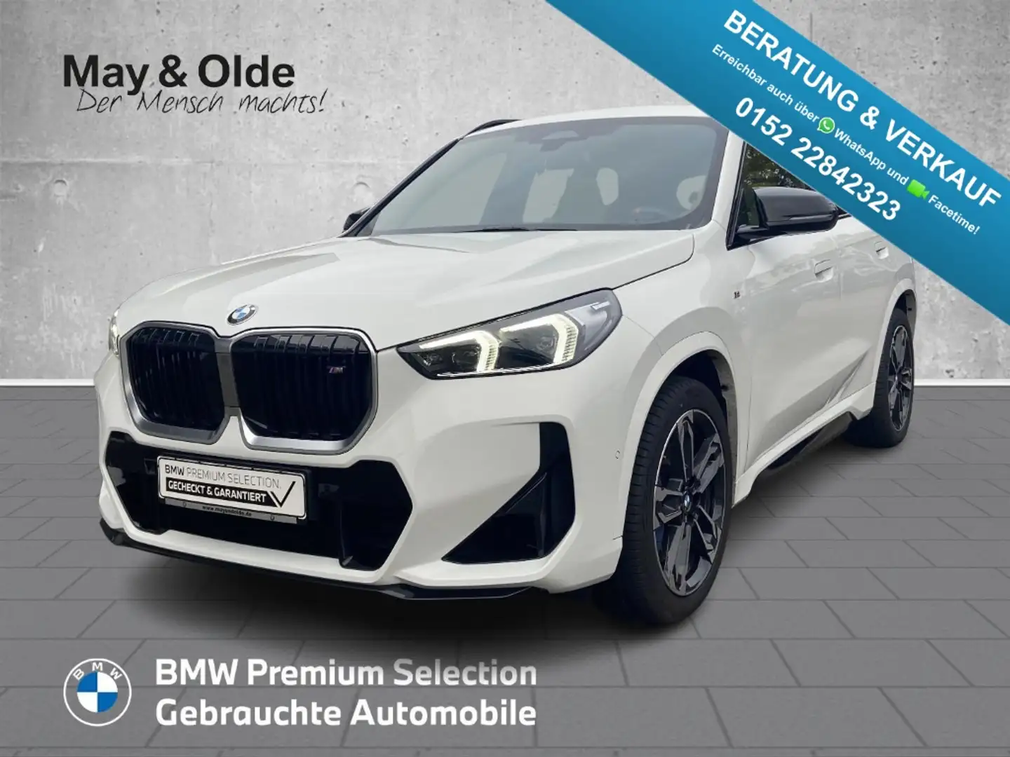BMW X1 M35i xDrive Pano Navi HarKar PA FLA SHZ Weiß - 1