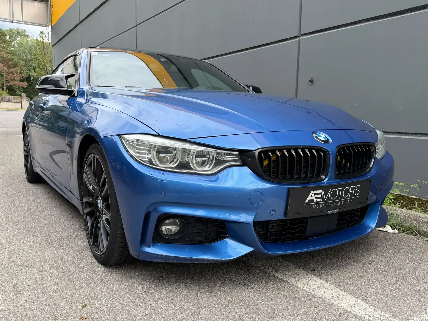 BMW 430 d M-SPORT*VOLL*HUD*NAVI*SPURASS*TOTWINKEL*KREDIT Blau - 1