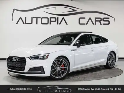 White 2019 Audi A5 Sportback Sedan Automatic