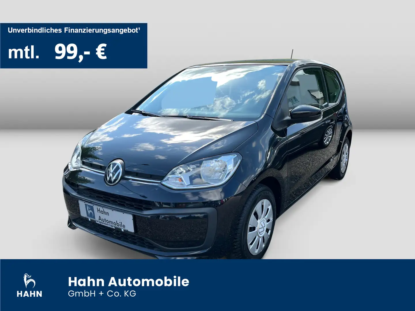 Volkswagen up! Move up 1.0 MPI Klima FH ZV CAM Einparkhilfe hi. Schwarz - 1