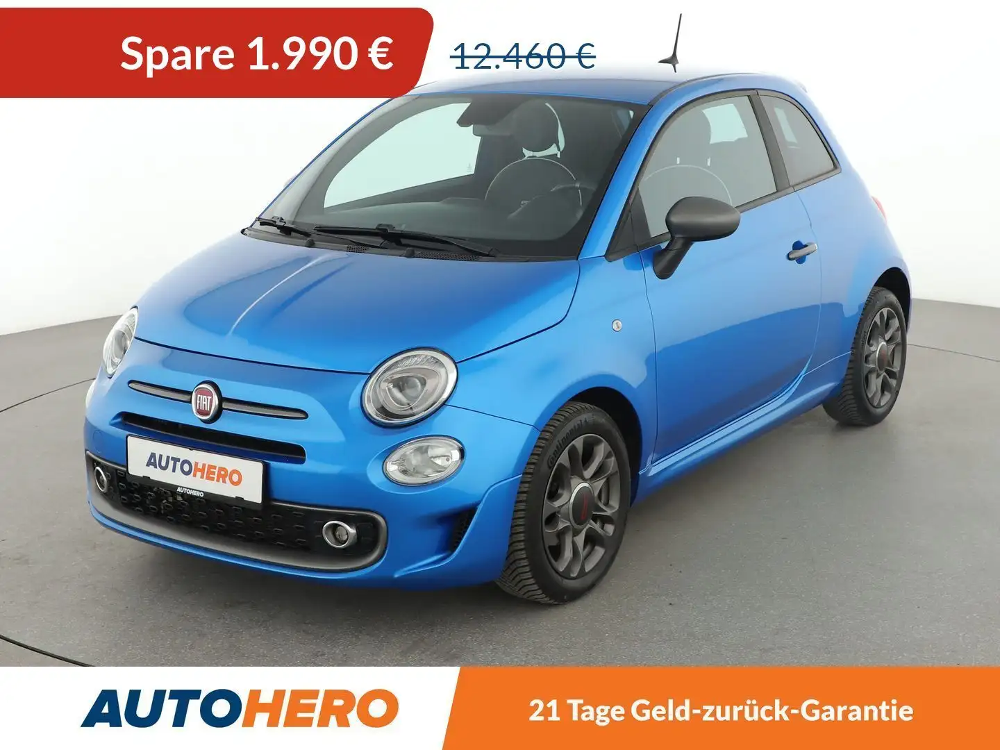 Fiat 500 0.9 Sport*NAVI*TEMPO*PDC*KLIMA* Blau - 1