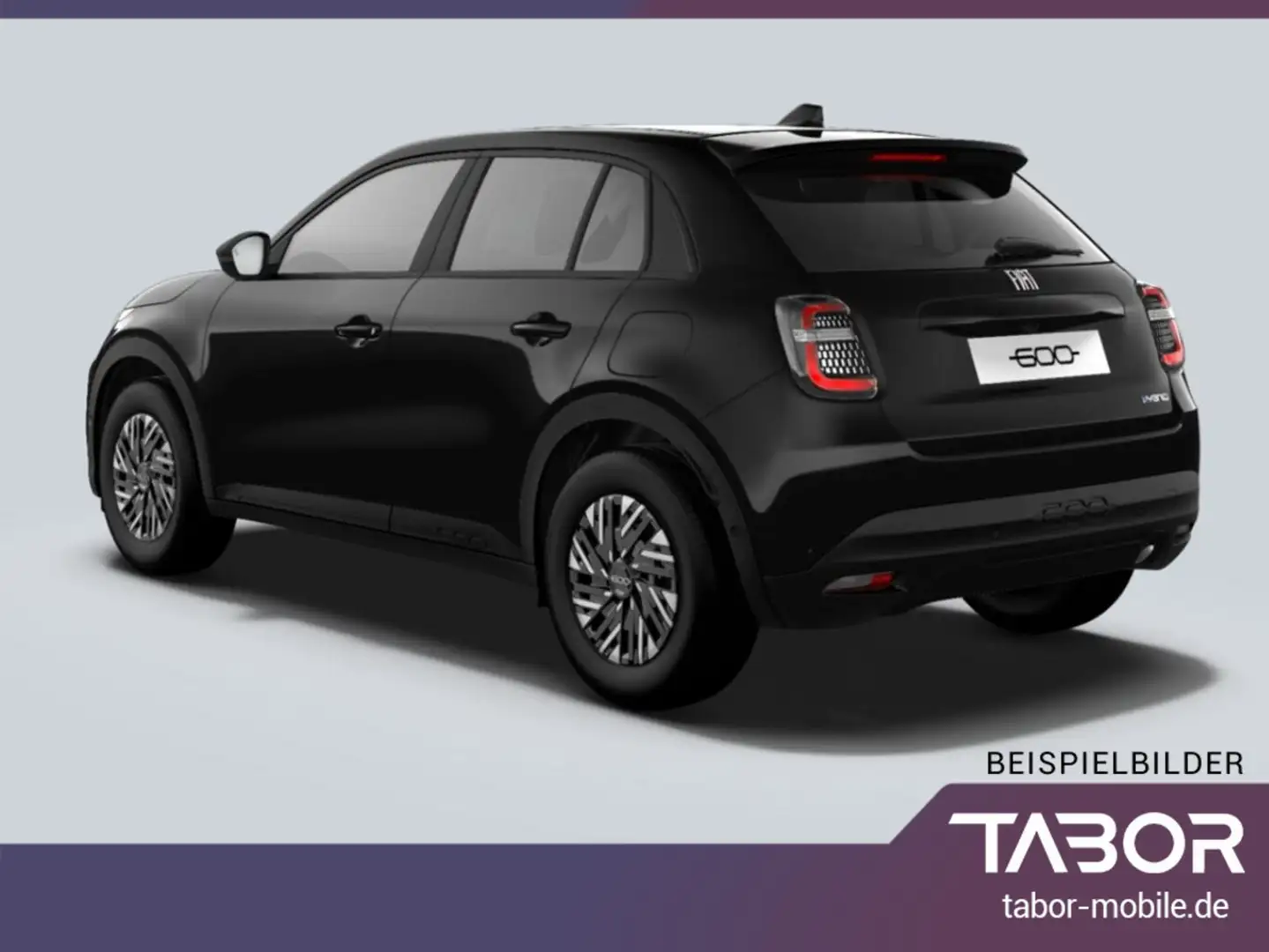 Fiat 600 MHEV 145 DCT Nav 2xPDC Kam Keyl SHZ LED CarP Schwarz - 2