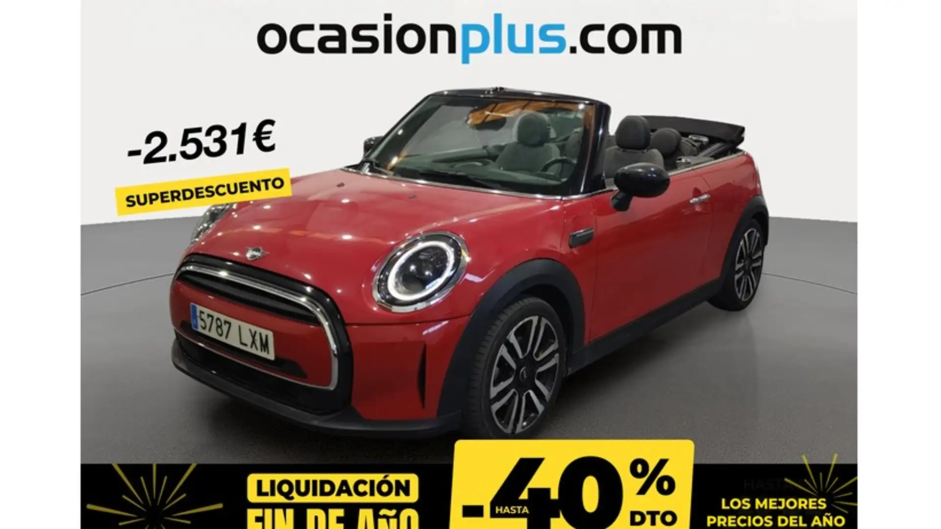 MINI Cooper Cabrio Rouge - 1
