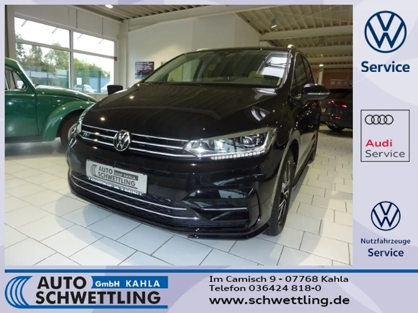 Volkswagen Touran 1.5 TSI DSG R-Line Highline Zwart - 1
