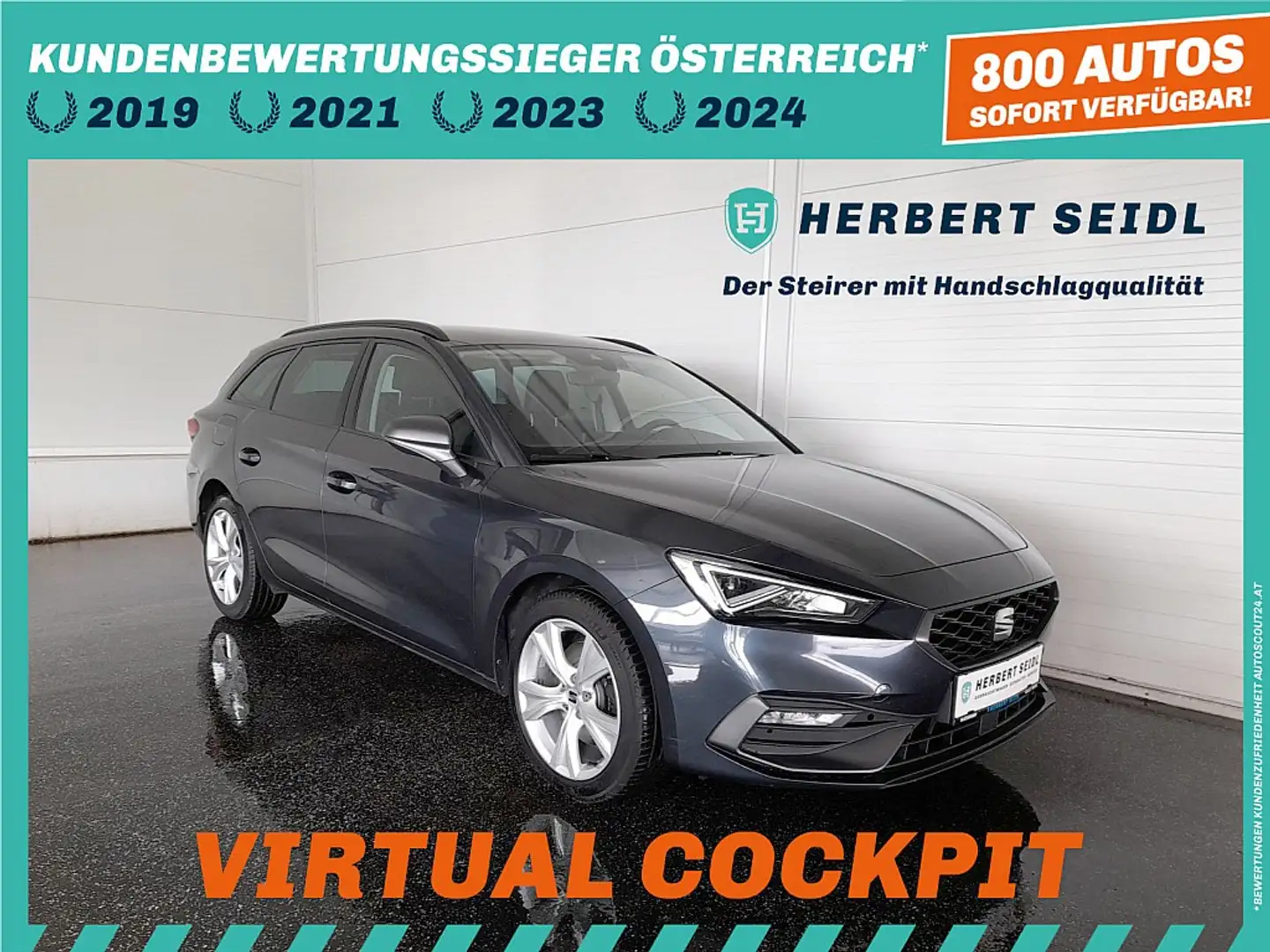 SEAT Leon ST FR-LINE PHEV DSG *VOLL-LED & FLA / 17 ZOLL /... Grau - 1