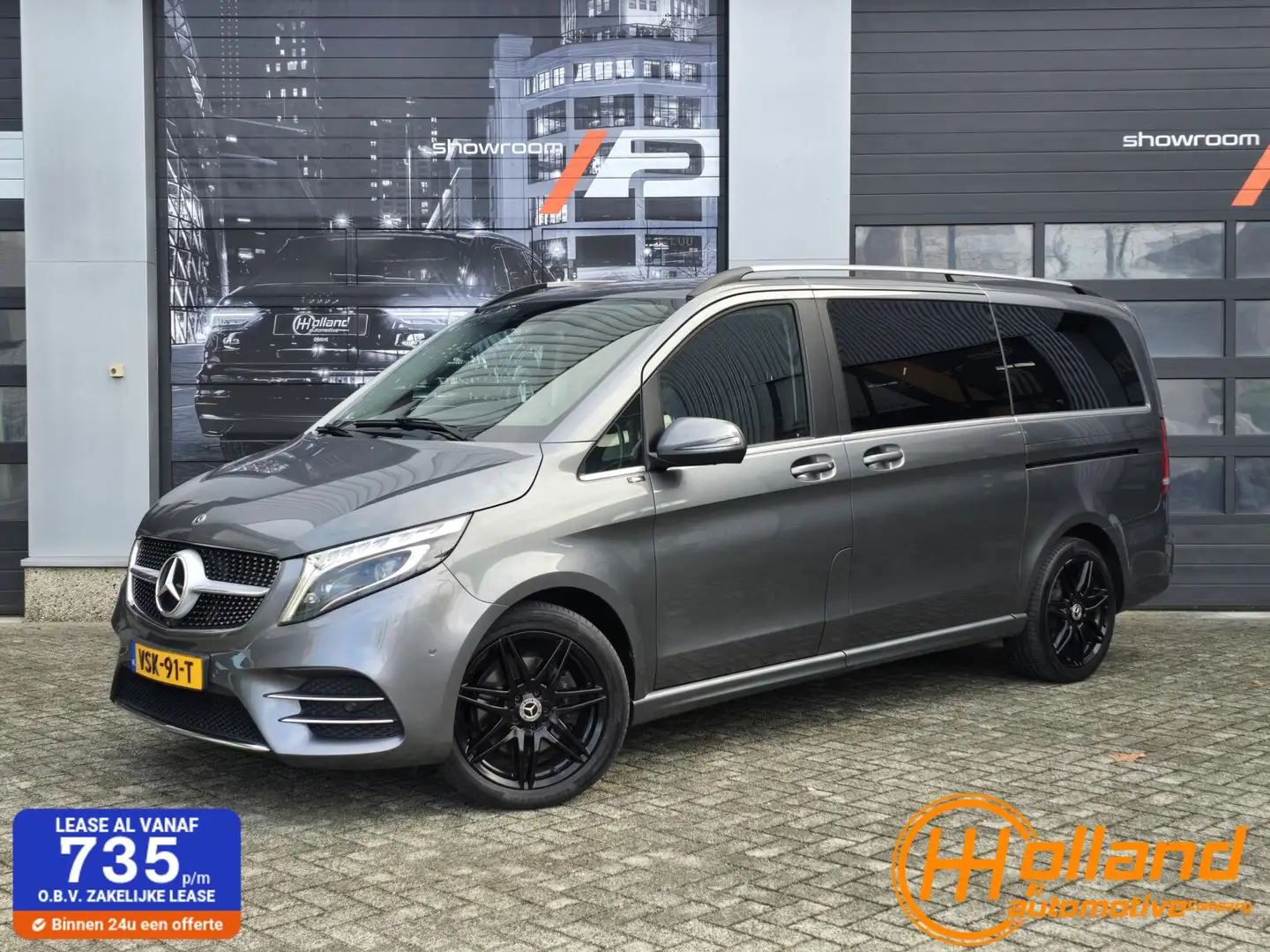 Mercedes-Benz V 300 300d 4-MATIC Lang DC Avantg|PANO|ELEC DEUR Grijs - 1