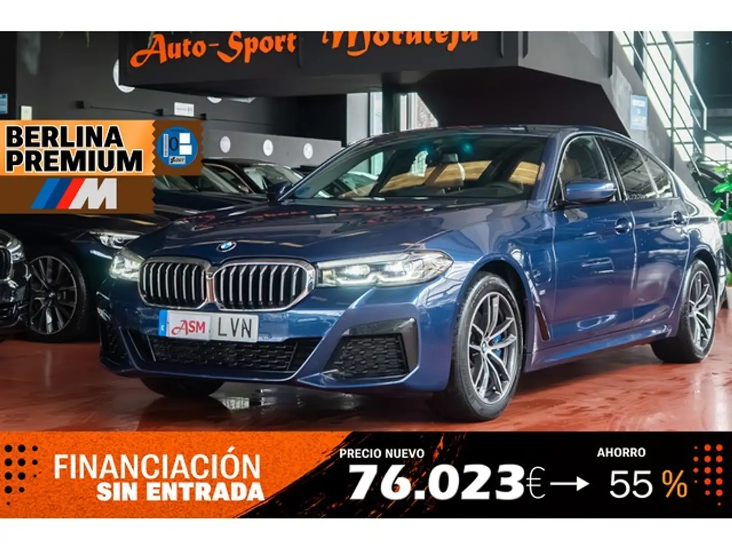 BMW 530 530e Blau - 1