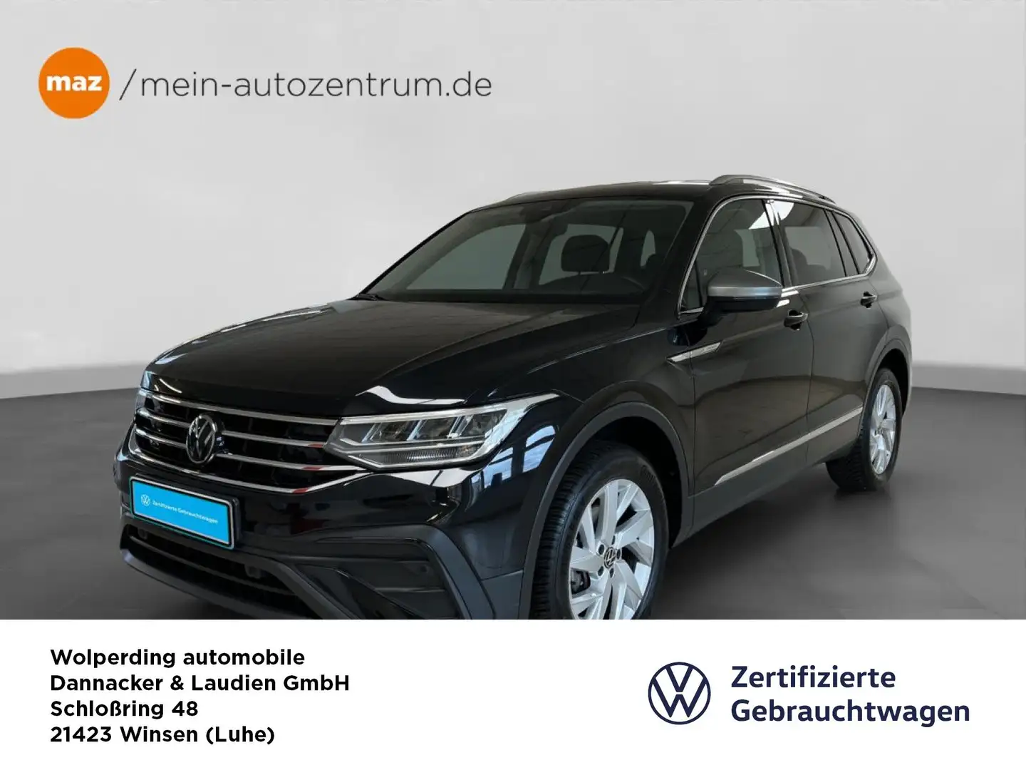 Volkswagen Tiguan Allspace 2.0 TDI DSG Life Navi LED Klima Zwart - 1