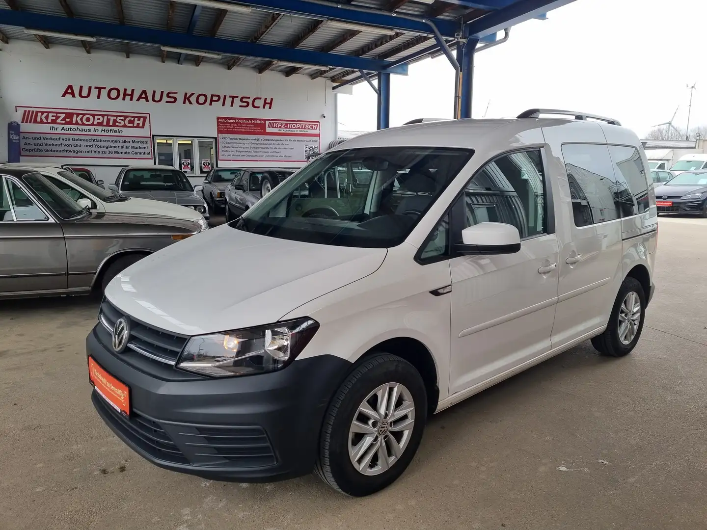 Volkswagen Caddy 2,0 TDi Kombi Austria Plus XTRA BMT - Topzustand! Weiß - 1
