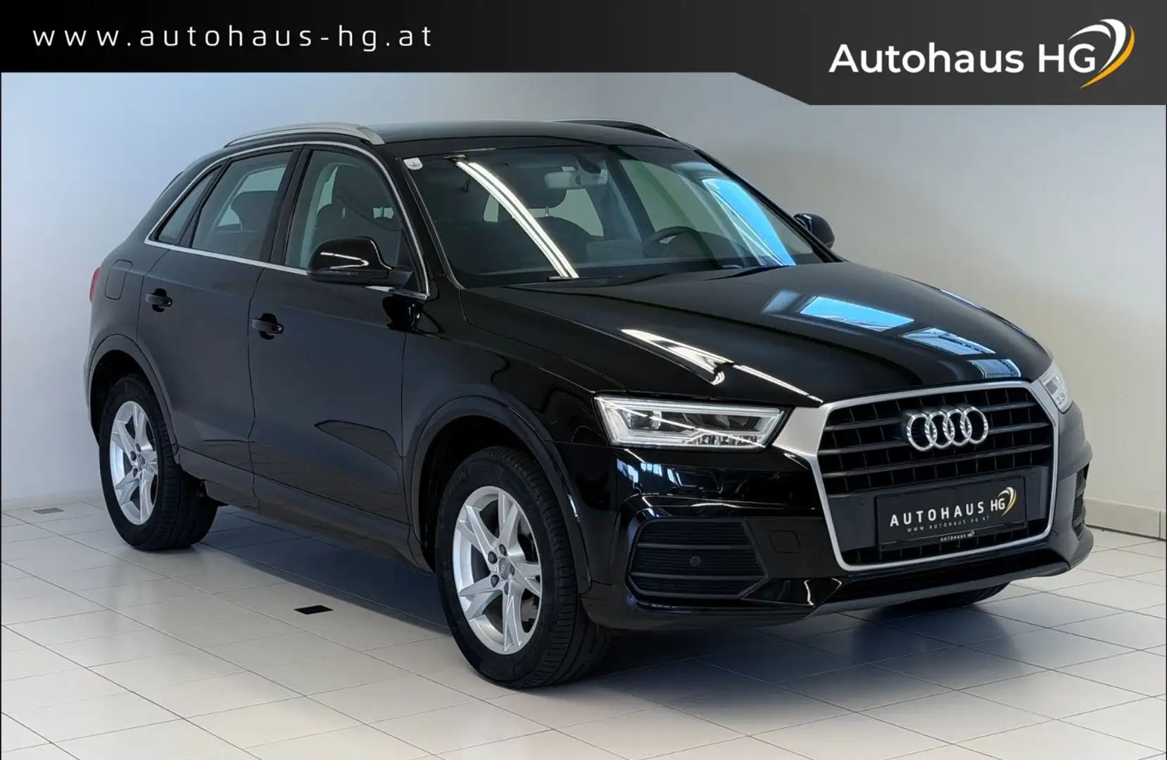 Audi Q3 1.4 sport*1.BESITZ*AHK*LED*SHZ*PDC* Schwarz - 1