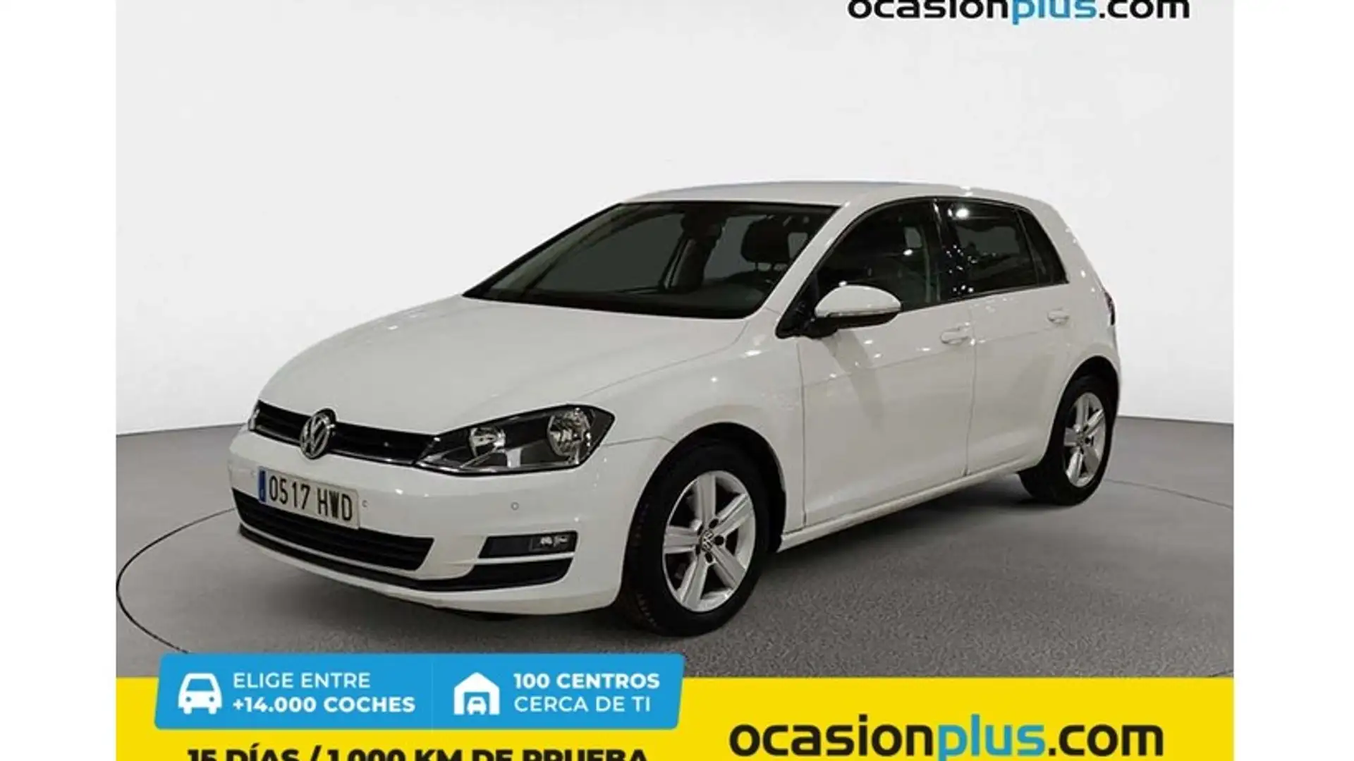 Volkswagen Golf 1.6TDI CR BMT Advance DSG 105 Wit - 1