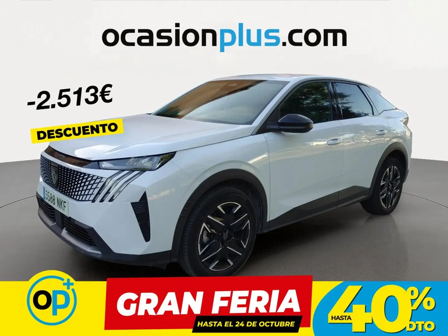 Peugeot 3008 Hybrid Allure eDCS6 145 Blanco - 1