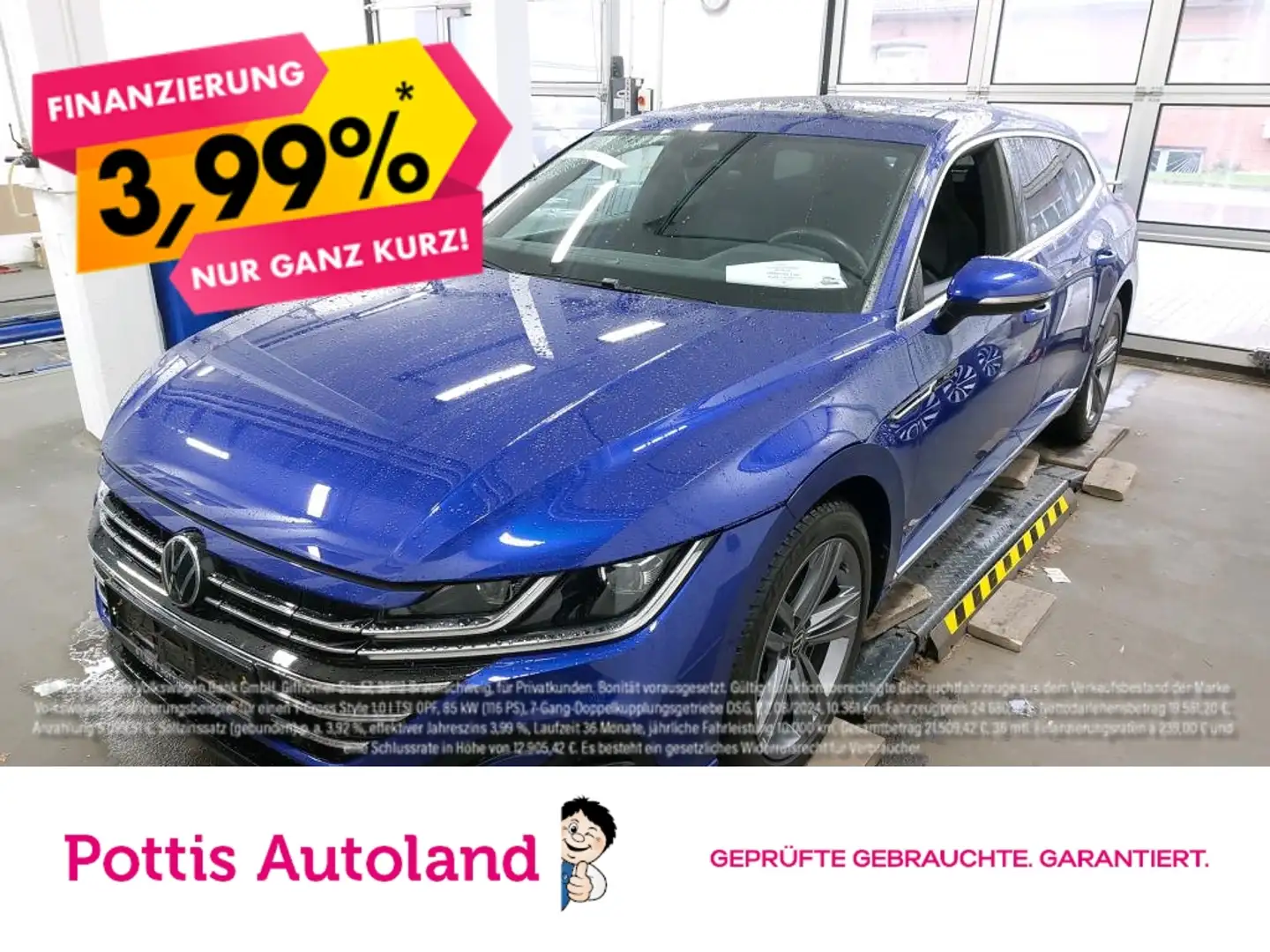 Volkswagen Arteon Shooting Brake 1.4 TSI eHybrid DSG R-LINE AHK NAVI Blau - 1