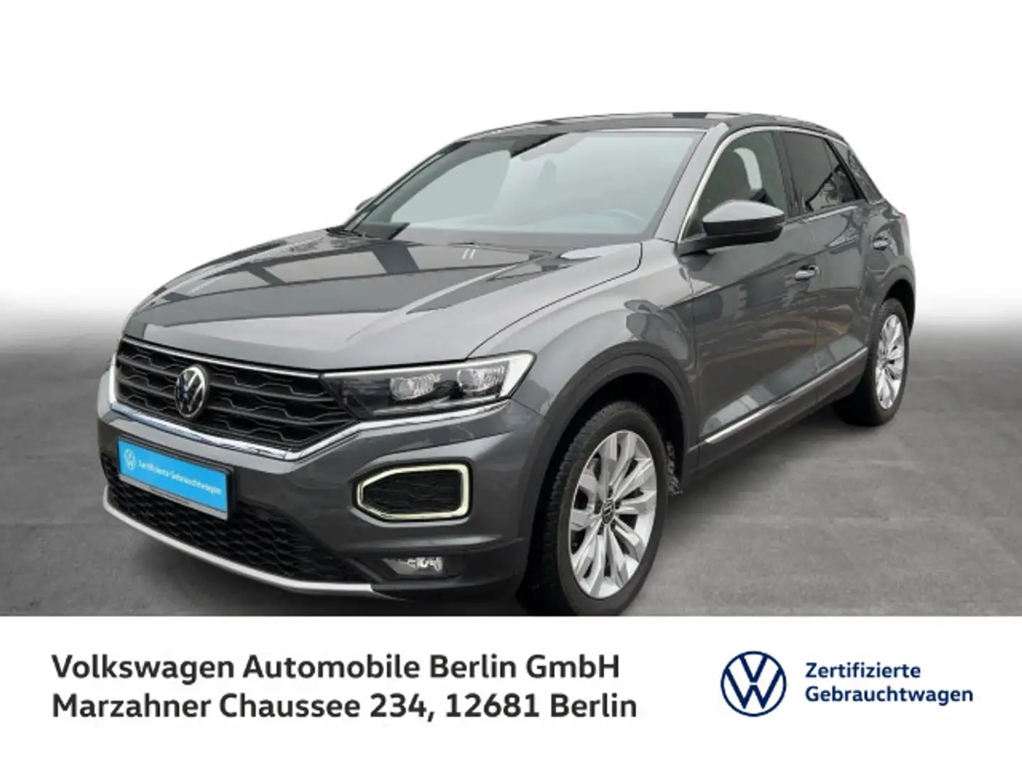 Volkswagen T-Roc 1.5 TSI DSG Sport Navi LED SHZ ACC Grau - 1