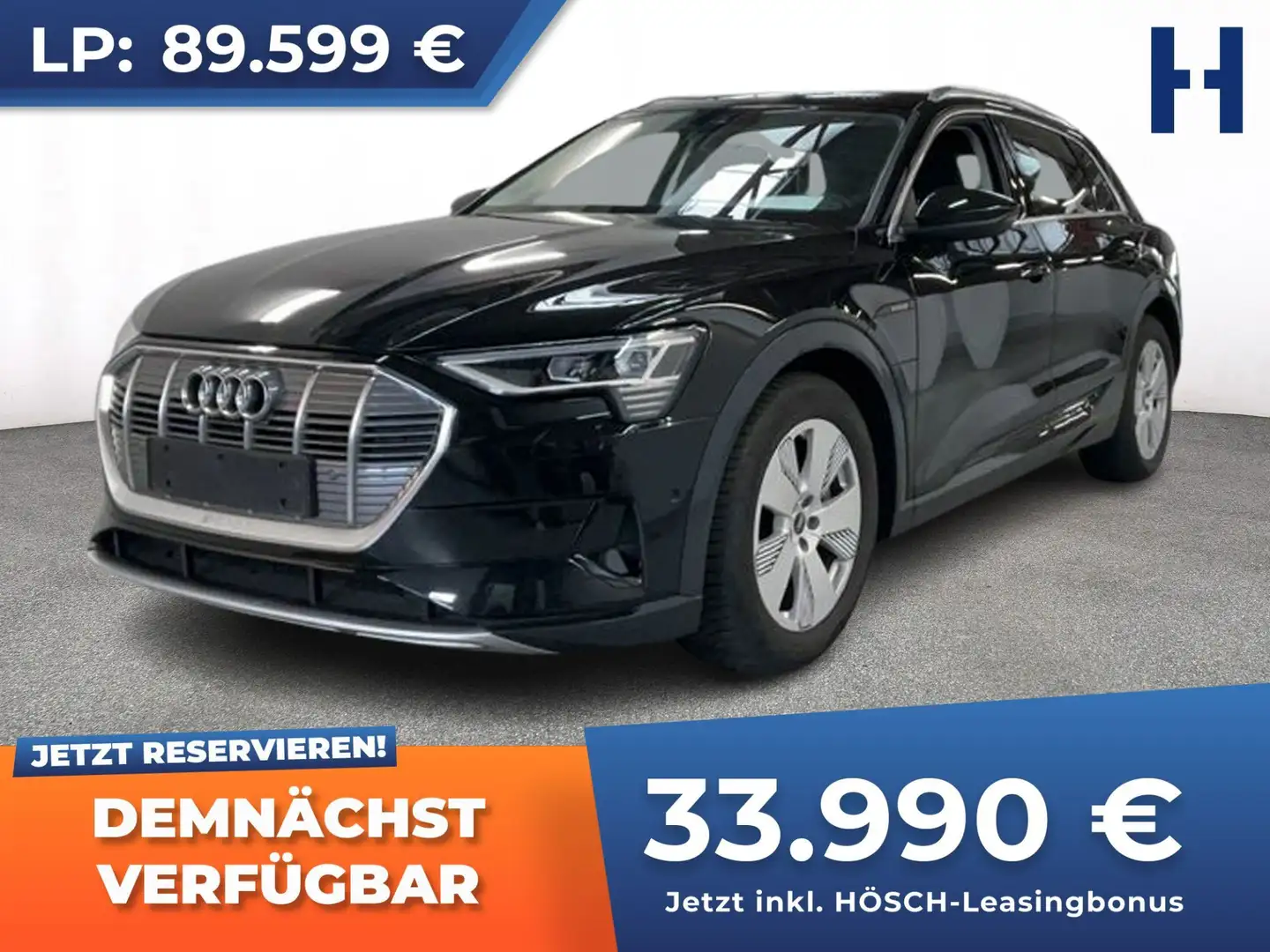 Audi e-tron 55 quattro Advanced LUFTFAHRWERK ASSISTENZ Schwarz - 1
