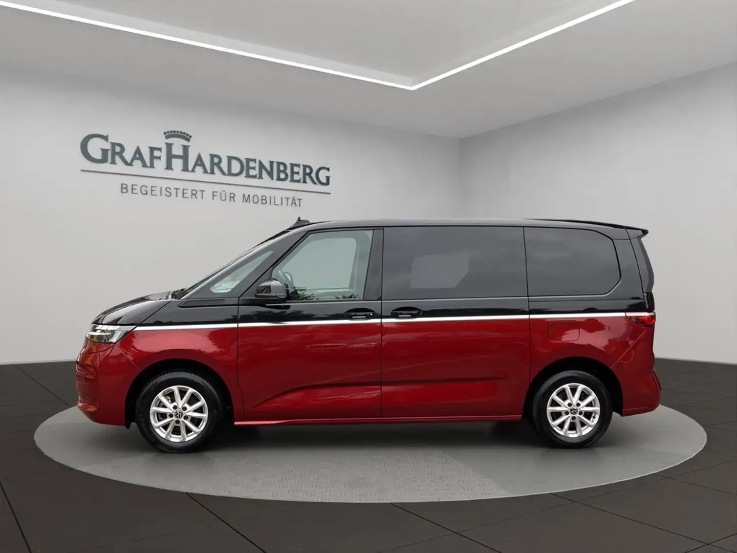 Volkswagen T7 Multivan Life KR TDI DSG 7Sitze Leder AHK Rot - 2