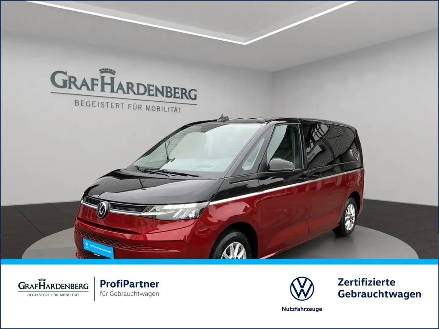 Volkswagen T7 Multivan Life KR TDI DSG 7Sitze Leder AHK Rot - 1