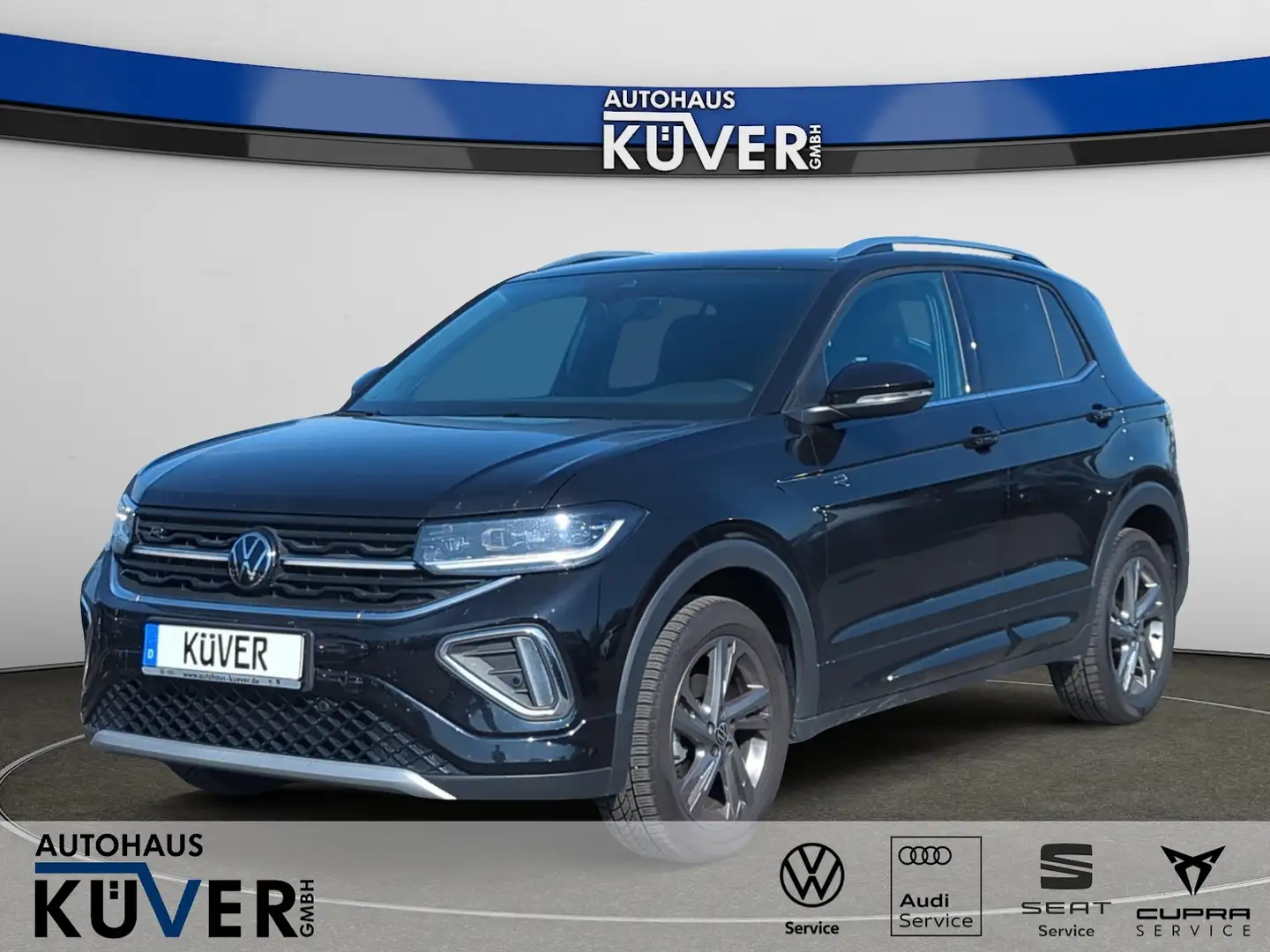Volkswagen T-Cross R-Line 1,5 TSI DSG Navi+ACC+Matrix+AHK Noir - 1