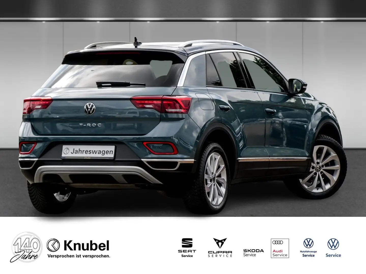 Volkswagen T-Roc Style 1.5 TSI DSG LED+/NAVI/AHK/MASSAGE Blau - 2