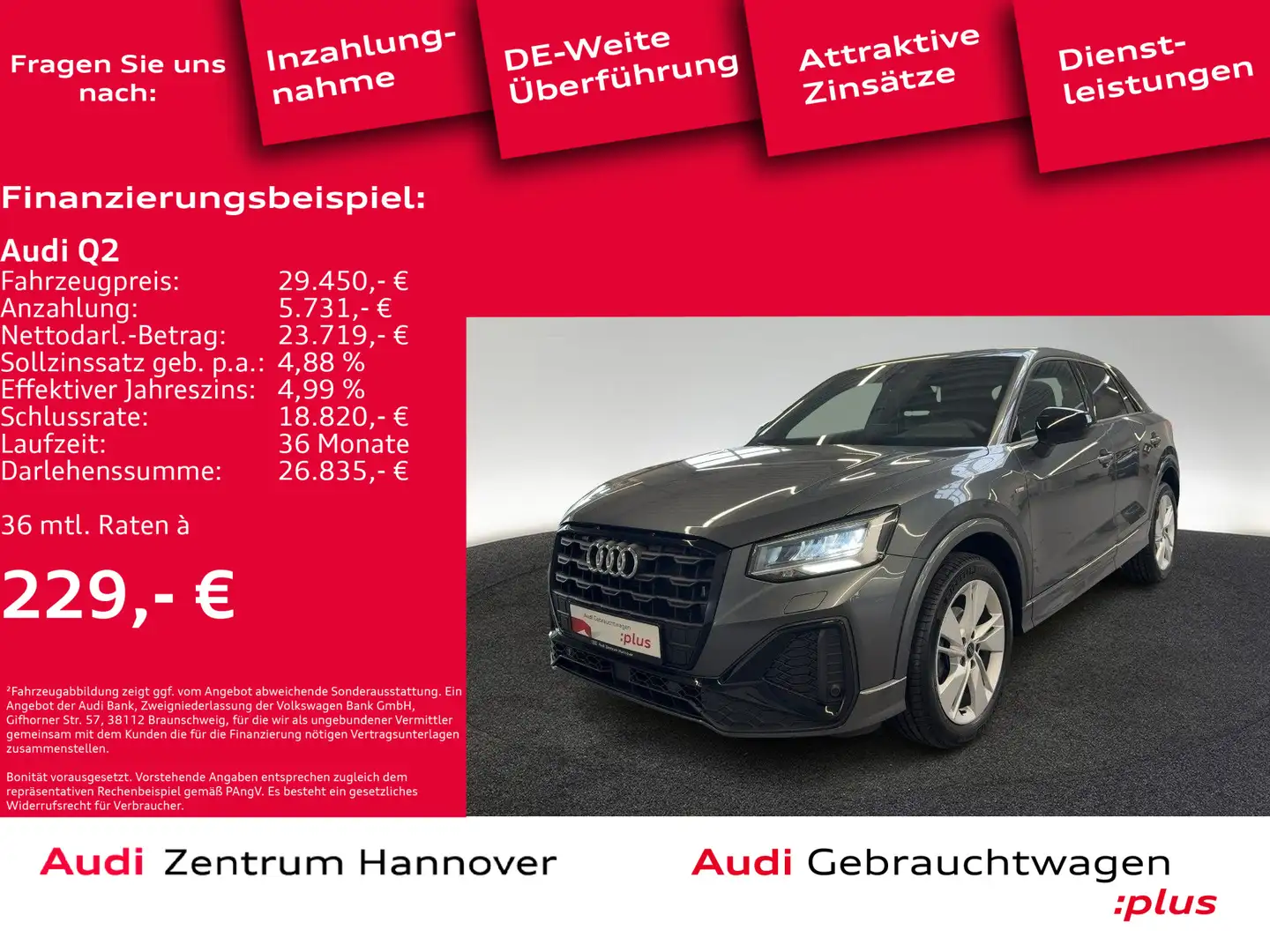 Audi Q2 35 TFSI S line LED virtual Navi DAB Grau - 2