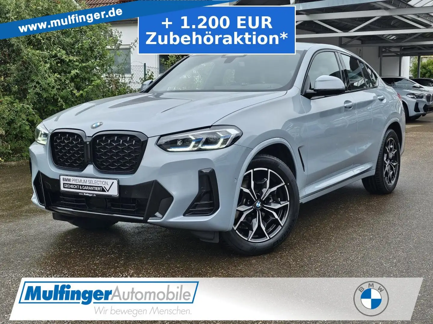 BMW X4 x20d M Sport HUD ACC Laser Kamera HiFi AHK19" Grau - 1