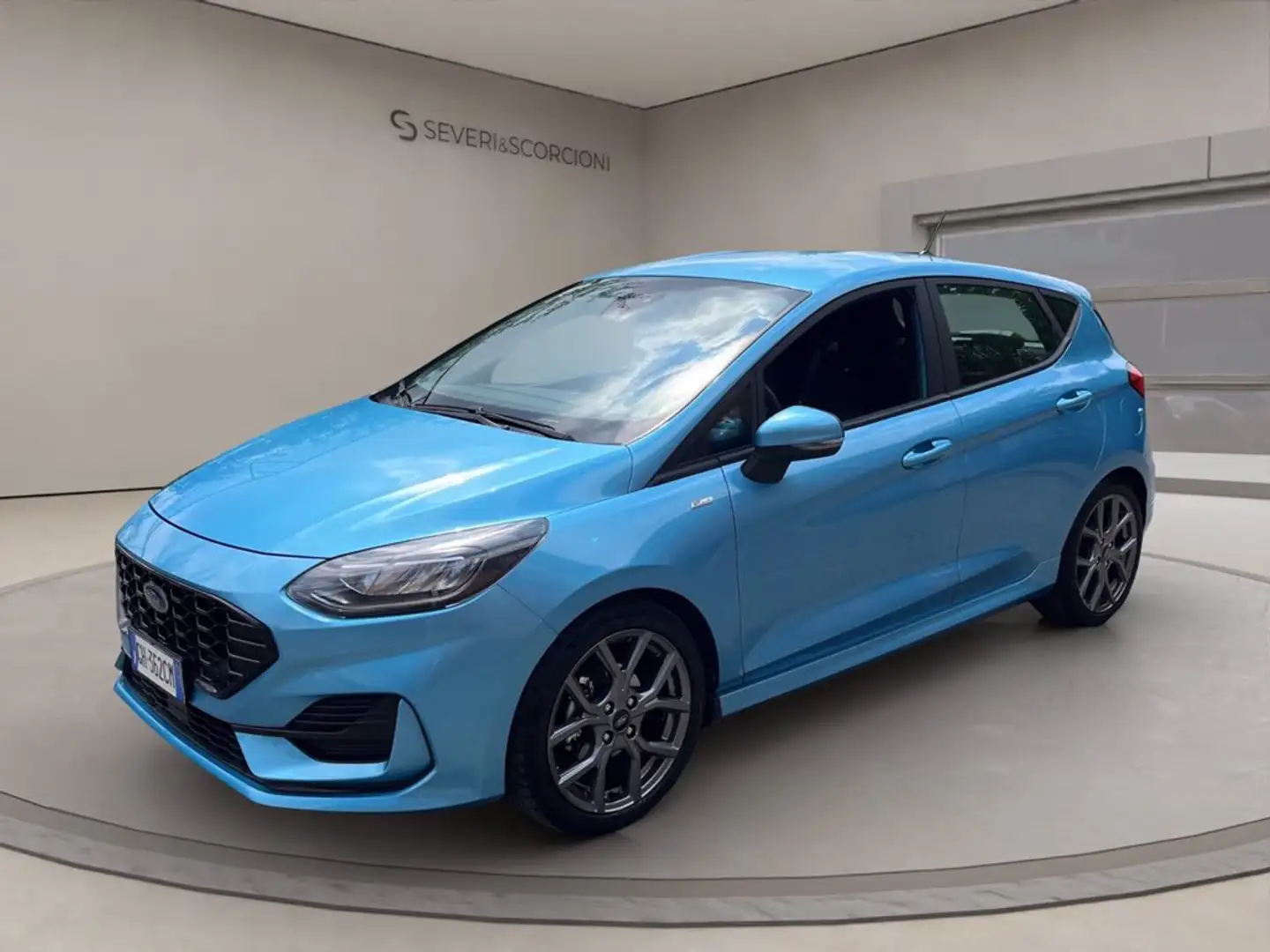 Ford Fiesta 5p 1.0 ecoboost h st-line 125cv Bleu - 1