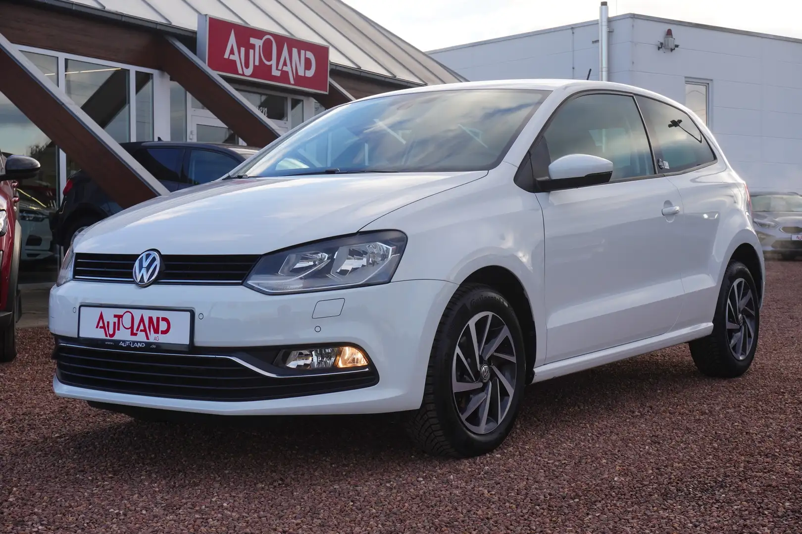Volkswagen Polo 1.2 TSI  Sound Sitzheizung Klimaaut. Weiß - 2