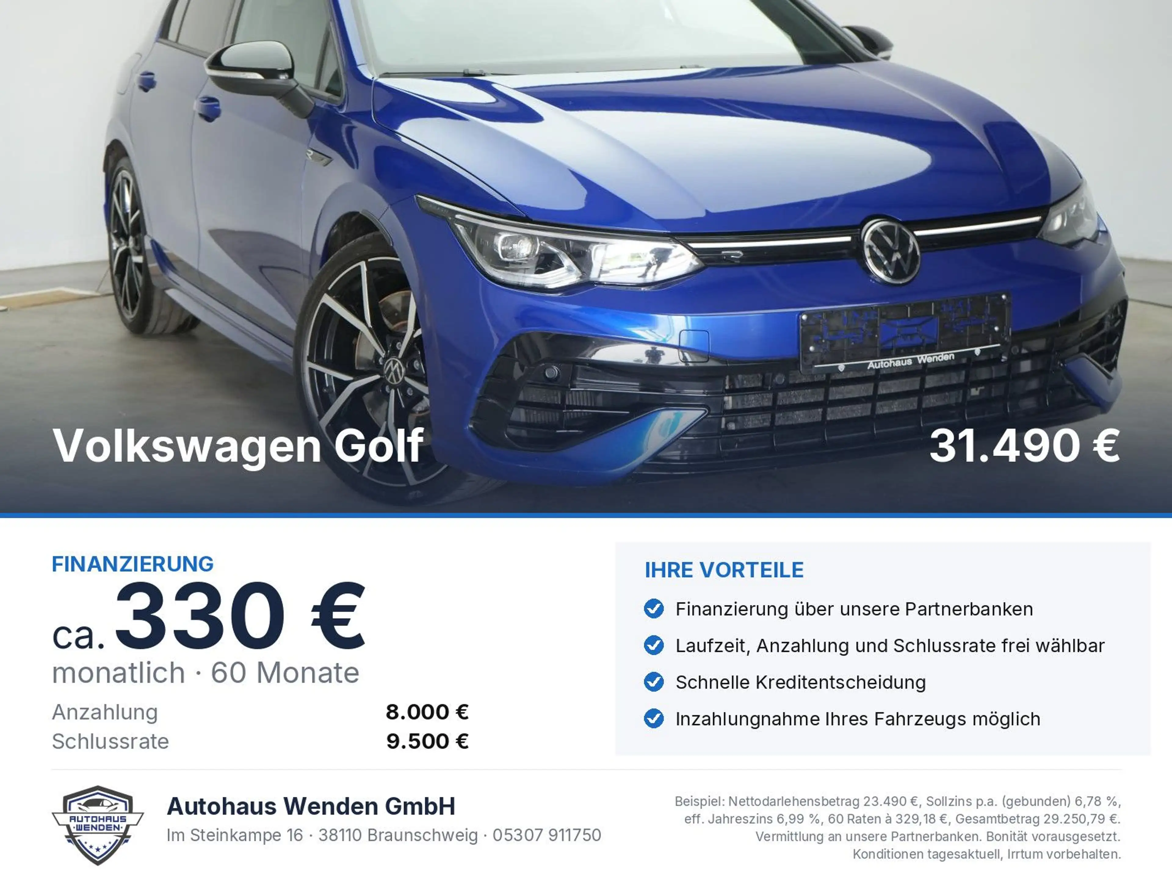Volkswagen Golf R 2.0 TSI 4Motion DSG Akrapovic/Leder/ACC/K